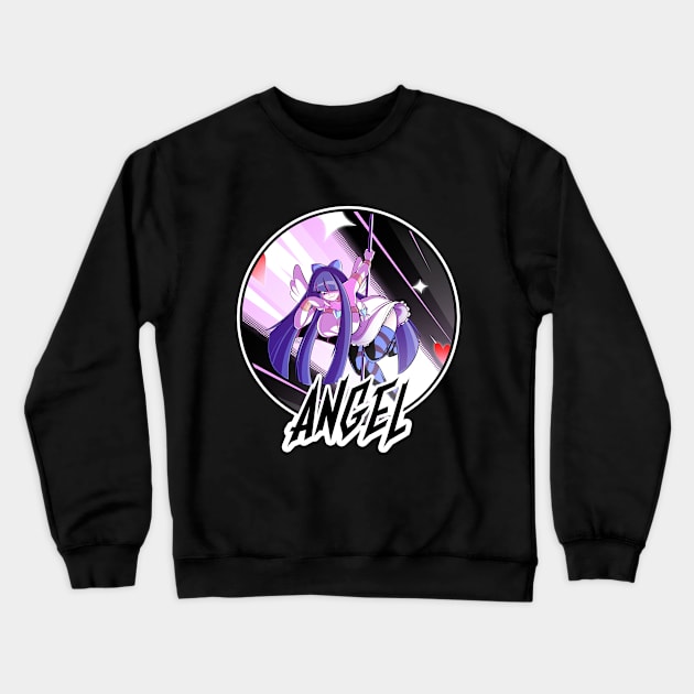 Dancing Angel Stocking Crewneck Sweatshirt by DankoDeadZone